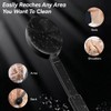 Electric Silicone Shower Brush for Body and Face, Portable Scrubber,