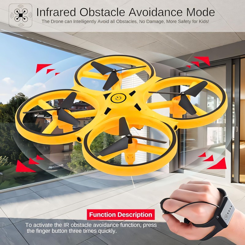 SGM-H01, Mini Drone, Gesture Control Drone for Kids, Rc Quadcopter,
