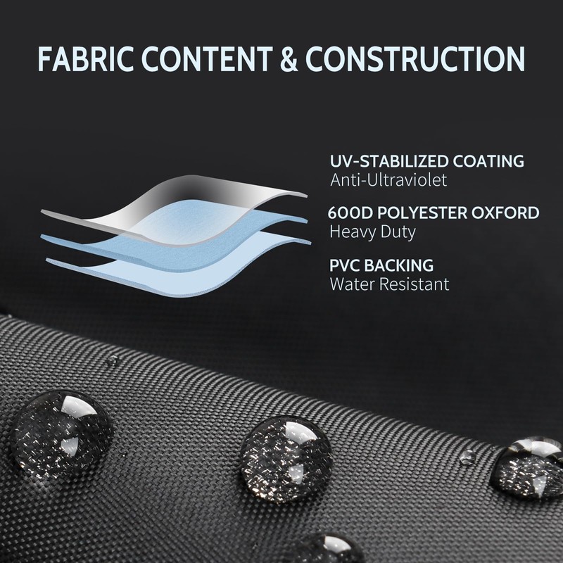 FORSPARK Outdoor Furniture Covers Waterproof, Patio Sofa Covers Heavy Duty,