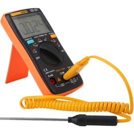 KooingTech Digital Multimeter Tester AN8009 with Bag, Voltmeter Multimeter with Backlit LCD Display, Voltage Ammeter OHM Meter with 16 in 1 Multifunctional Test Line