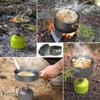 Lixada Camping Pot Set 11-Piece Camping Cookware Camping Tableware 2-3