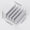 50pcs Heatsink Small Mini Heat Sink Aluminum Cooler for Cooling