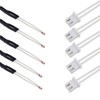 VVIEER 5pcs Ender 3 Thermistor 1.3m/51.1inches, NTC 3950 100K ohm