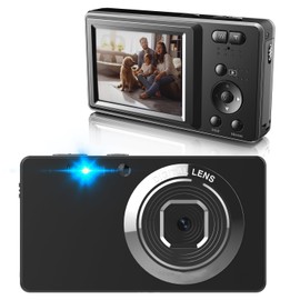 360P Digital Camera,Nolansend 360P 8MP Autofocus Vlogging Camera with 32G Memory Card Digital Zoom,Powerful Cameras for Teens,Kids,Beginners