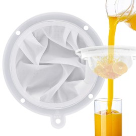 JJQHYC Funnel Mesh Food Filter 300 Mesh Fine Mesh Strainers Jam Filters Sieves Filter Kitchen Mesh Funnel Filters for Frying Oil, Juices, Wine 13 cm