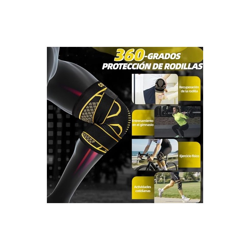 Mowe 2 Piezas Rodilleras Ortopedica : Rodillera Compresion