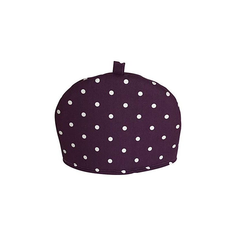 CUSHIONS2U Clarke & Clarke Dotty Spot Purple Off-white Print Large