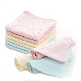 Fashiol Unisex Face Towel - 100% Cotton - Pack of 6, 10.5 x 10.5, Assorted