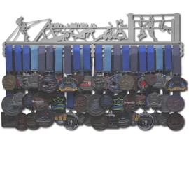 Allied Medal Hangers - Obstacle Course (24" Wide with 3 Hang Bars) - Medal Hanger Holder Display Rack - Multiple