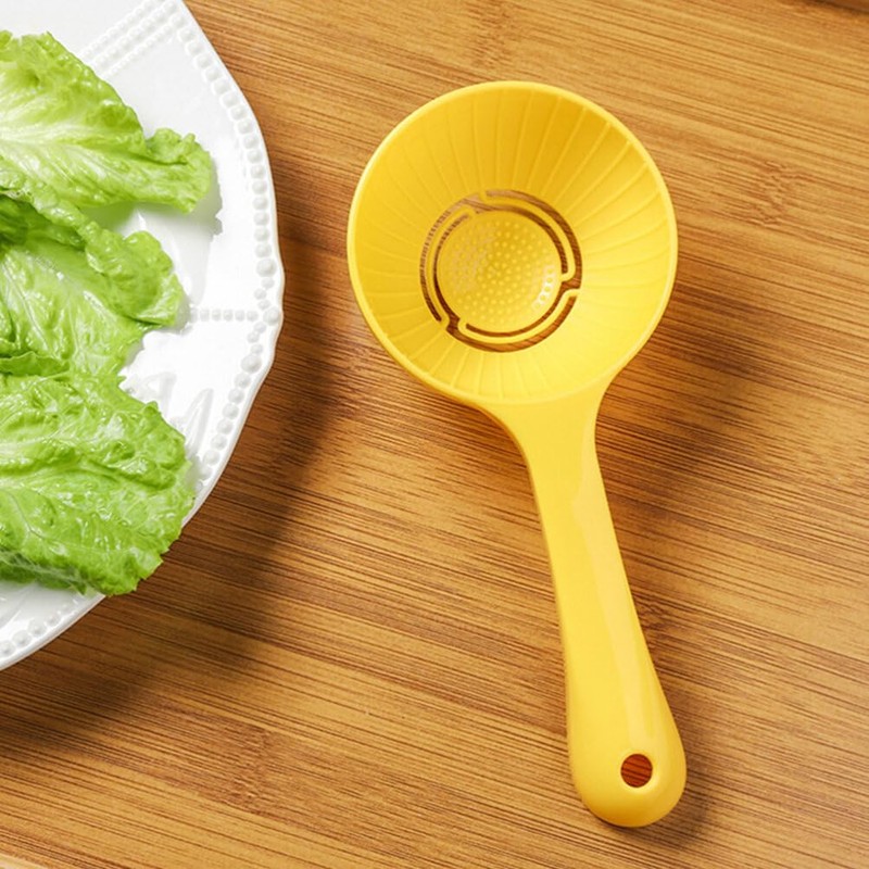 Kichvoe Cuchara Para Servir Arroz Antiadherente Alimenticio Pp Amarillo 1