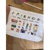 Estuchelandia Cosmetiquera De Serie Friends Tv Bolsa Cosméticos Neceser