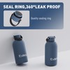 Exllena Small Water Bottles 12 oz with Handle Lid and