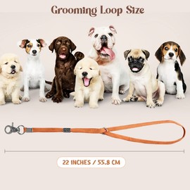 HhiMyOct Pet Grooming Loop for Dogs - Nylon Restraint Noose Adjustable Slip Rope Dog Grooming Supplies for Dog Grooming Arm and Pet Grooming Table - 5 Pack