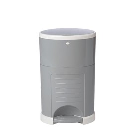 Diaper Dekor Classic Hands-Free Diaper Pail | EKO Gray | Easiest to Use | Just Step – Drop – Done | Doesn’t Absorb Odors | Most Economical Refill System | 70% Recycled Materials
