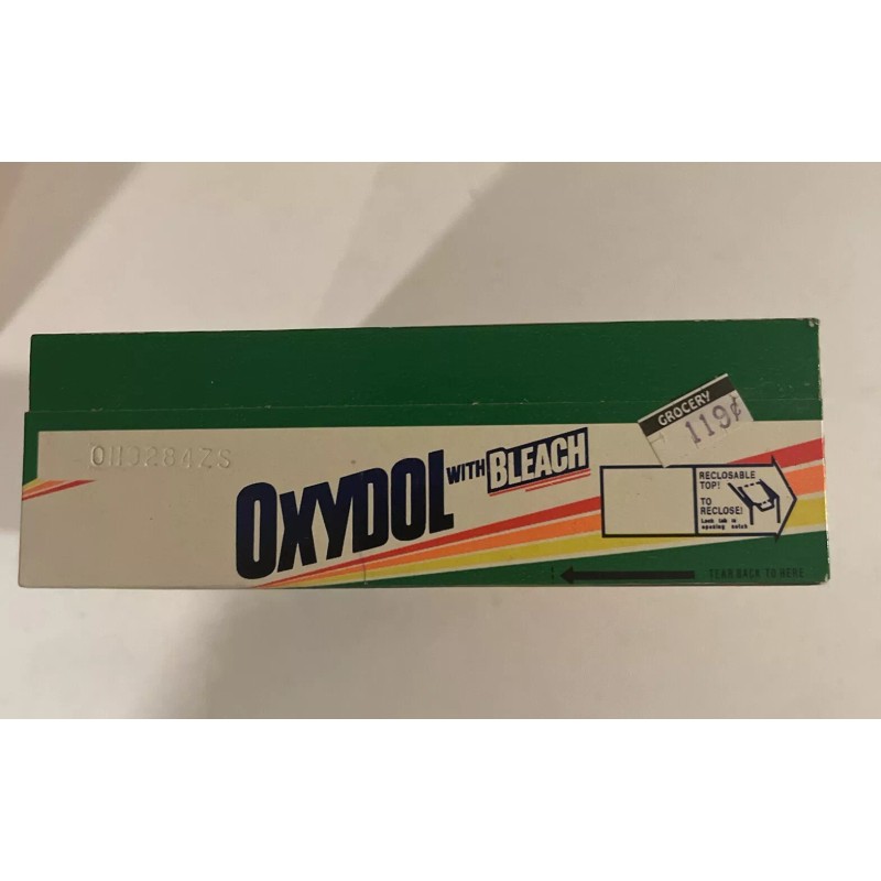 Oxydol Sealed NOS Full Unopened 1980s Oxydol Powder Laundry Detergent