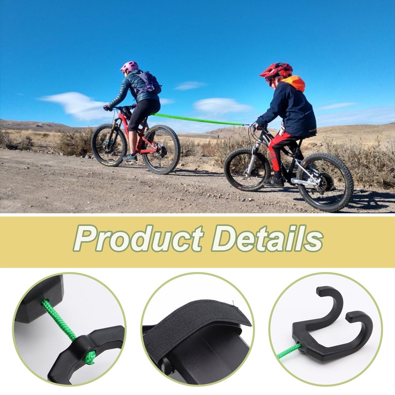 Yeria Tow Rope Bicycle Children, 2.5 m Bicycle Traction Rope,