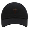 JPAK Cross Premium Dad Hat Embroidered Cotton Baseball Cap Christian