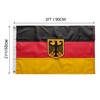 German Ensign Flag 2x3Ft- 210D Germany Eagle Flag Sewn Stripes
