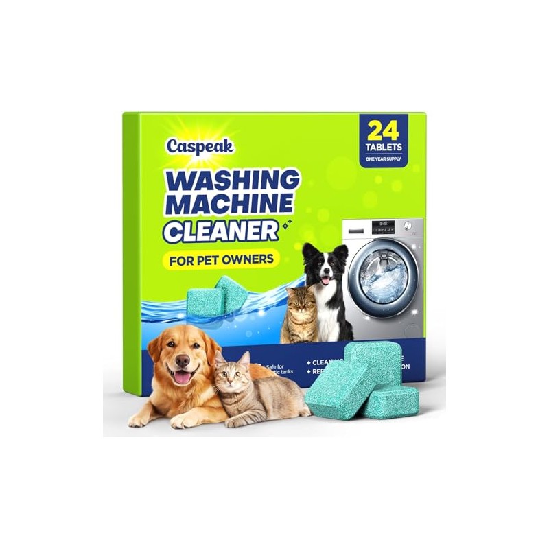 Caspeak 5X Power Deep Cleaning Washing Machine Cleaner Tablets