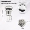 WMYCONGCONG WMYCONGCONG 5 PCS 8mm Momentary Push Button Switch 1A