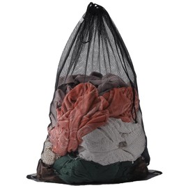 Kimmama Heavy Duty Coarse Mesh Drawsting Laundry Bag, 24'' x 36'' Super Sturdy Draw String Bag,Jumbo Net Cord Bag for Factories,College,Dorm,Travel,Outdoor,Storage