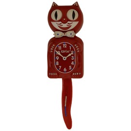 Kit Cat Klock Limited Red White Blue Crystals Jeweled Clock