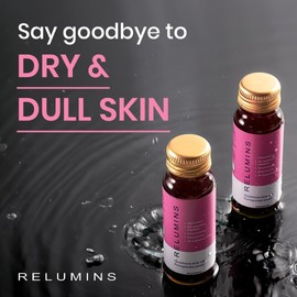 Relumins Glutathione Shots | New Year New You Glow | USA's No.1 Liquid Glutathione Drink with Collagen & Antioxidant Boost for Radiant Skin | Pomegranate Flavor | Made in USA | 10 Bottles x 50ml