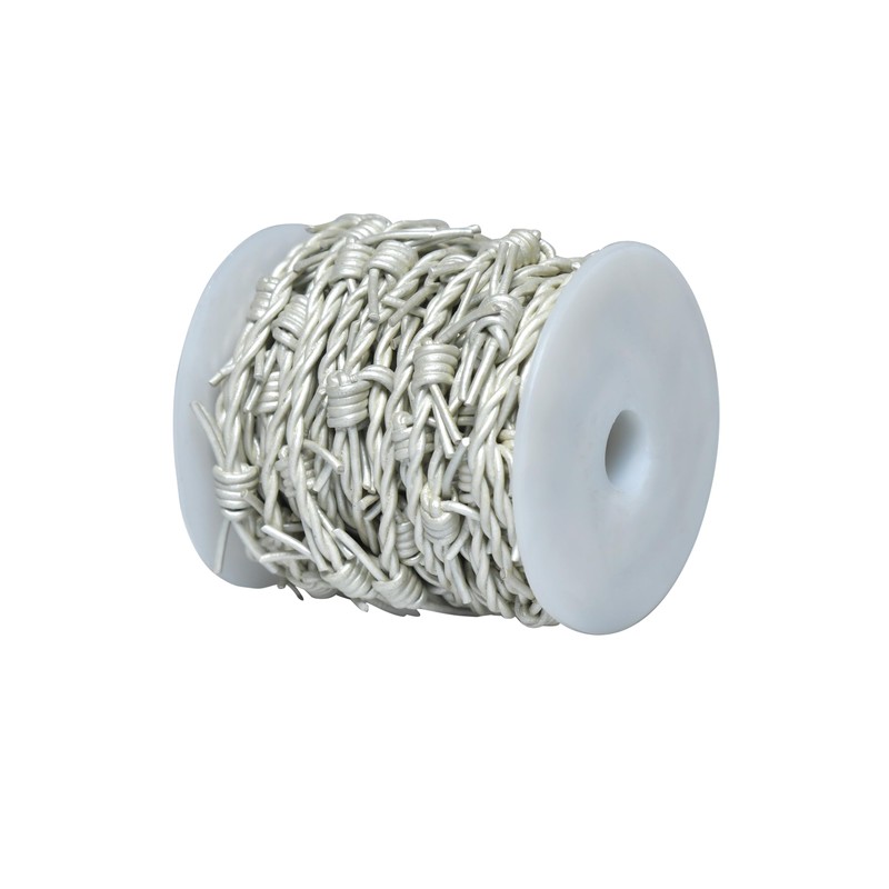 Artificial Barbed Wire Ribbon Trim Real Leather Cord for Party