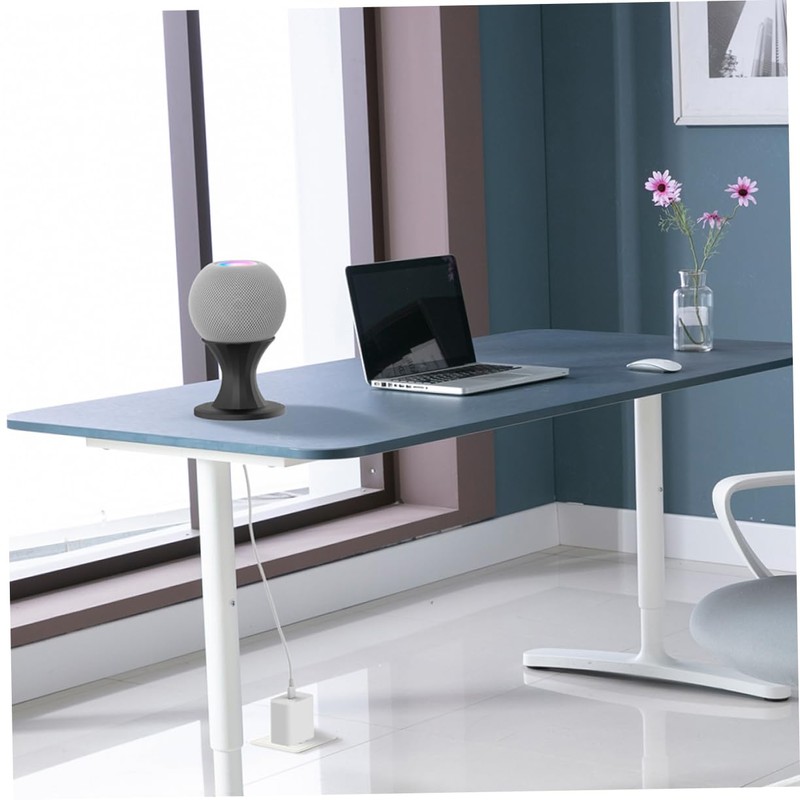 SEWACC Tabletop Speaker Holder for Mini Practical Wire Management Bracket