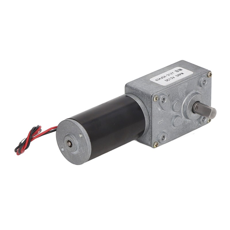 Gear Motor Dual Shaft DC 12V Self Locking Speed Reduction