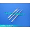 ODM 3 Pcs Iris Eye Dressing Serrated Forceps 4" Straight+curve