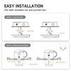 LED Motion Sensor Ceiling Light, 3000K/4000K/5000K Selectable LED Flush Mount