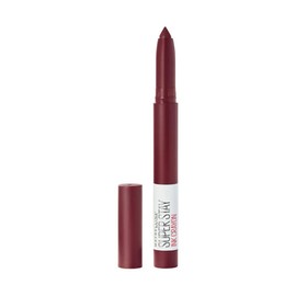 Maybelline Lipstick, Superstay Matte Ink Crayon Longlasting Red Purple Lipstick with Precision Applicator 65 Settle For More