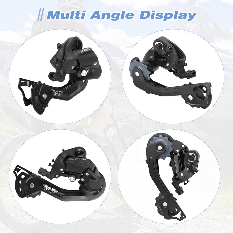MEGHNA 8/9 Speed Bicycle Rear Derailleur/Bicycle Derailleur Suitable for Outdoor