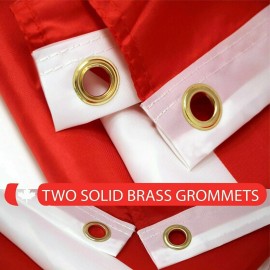 Canadian Flag 3 x 5 ft Polyester Canada Maple Leaf Banner Indoor Outdoor Grommet