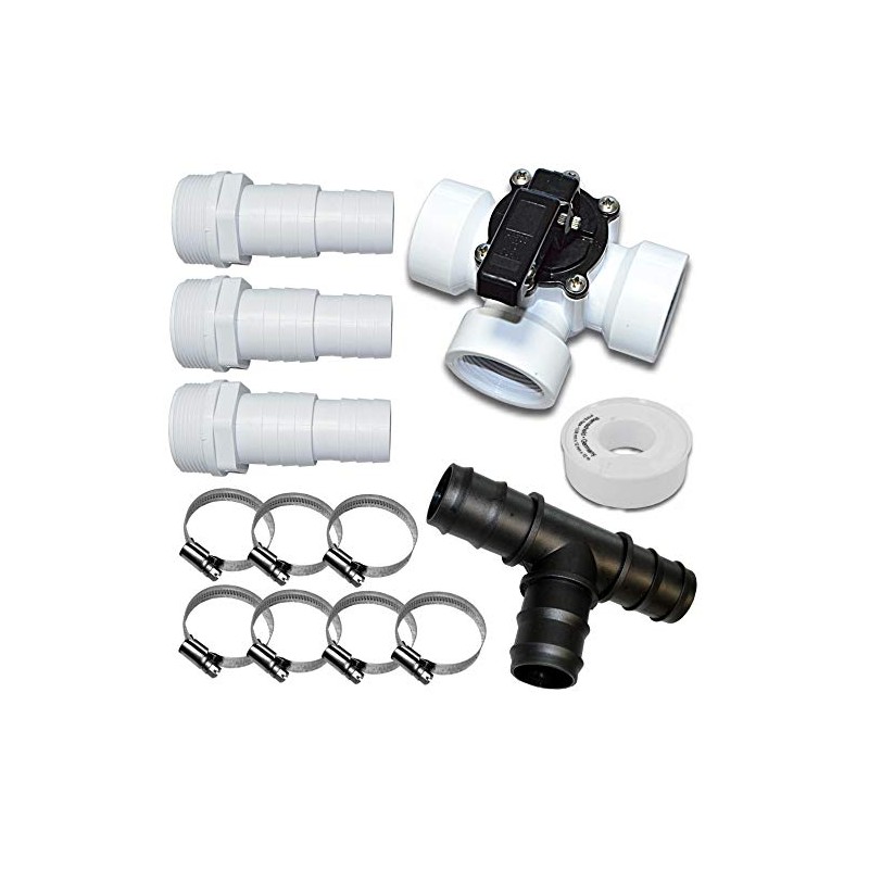 Pool Bypass Set for Diameter 38 mm Hose, 13 Pieces,