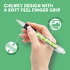 Beautiful and comfortable White Ballpoint Pen(Black Ink) - Juicy Green
