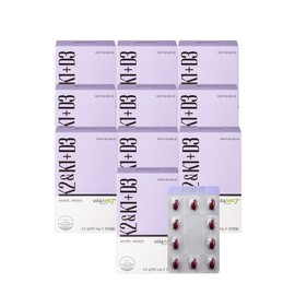 Onyu Bio Bone Health Patent TransMK-7 Vitamin K2+D3 10 boxes (10 months supply) / 온유바이오 뼈 건강 특허 트랜스MK-7 비타민 K2+D3 10박스 (10개월분)