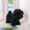 Apricot Lamb Stuffed Animal Dog Puppy Poodle stand Teddy dark
