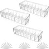 3 Pack Cable Storage Box Cable Tidy Box with 30