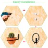 GIAK 3Pcs Flower Pot Holder Ring Wall Mounted 4 inch