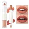 HWSHQY OO Dual Ended Lip Makeup,2-in-1 Matte Liquid Lipstick Lip