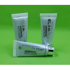 GLAMGLOW 3 Glamglow Supermud Clearing Treatment Mask 7g / .24 oz Mini / Deluxe Sample IP5