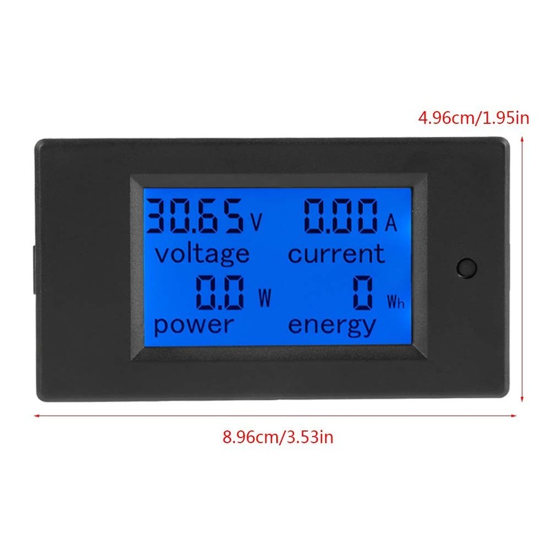 WINGONEER 100A DC Digital Multifunction Power Meter Energy Monitor Module