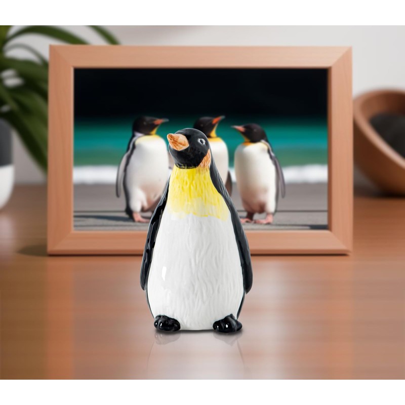 dgudgu Penguin Baking Soda Holder For Fridge Ceramic Baking Soda