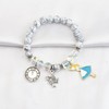 BNQL Alices Charm Bracelet Mad Hatter Inspired Adjustable Bracelet (Alices