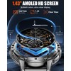 PODOEIL Military Smart Watches for Men with Bluetooth Call, 1.43"