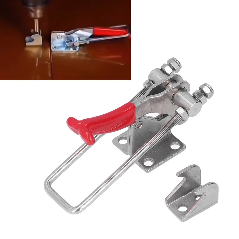 Adjustable Toggle Clamp 318kg Clamping Force Stainless Steel Toggle Clamp