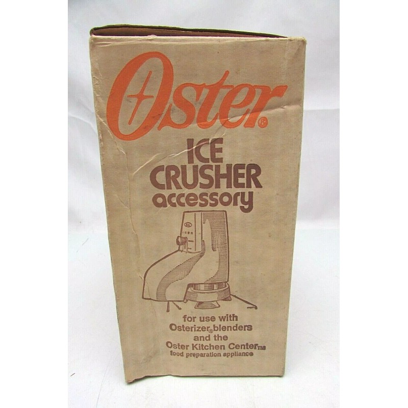 Oster Rare Vintage OSTER Ice Crusher Accessory Attachment Almond NOS