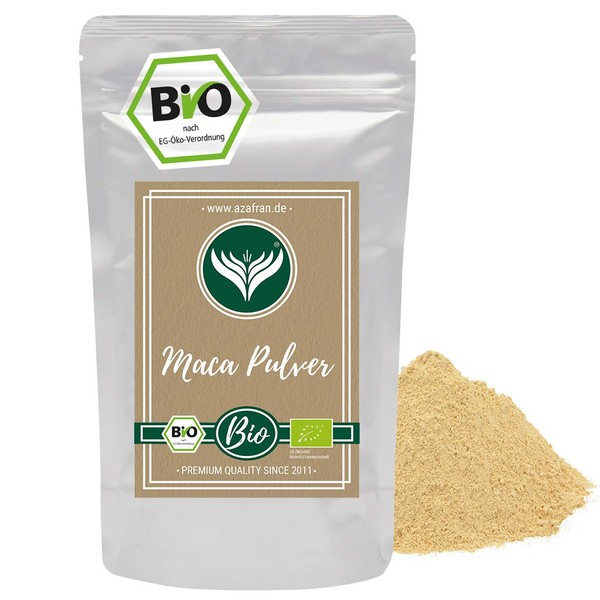 Azafran Organic Maca Powder from Peru, Original Maca Root 250 g